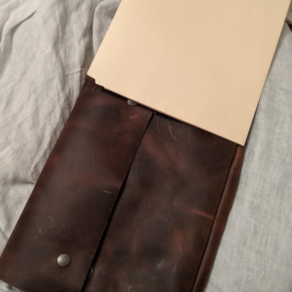 Men's Brown Leather Folder and Document Holder bag - Picture 11 of 11